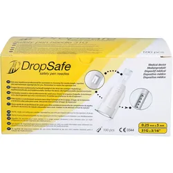 Sicherheits-Pen-Nadeln Dropsafe 31G X 5Mm 100 ST
