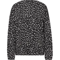 Street One cosy jacquard shirt Black