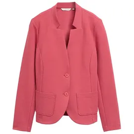 Tom Tailor 1038703 Ottoman Structure Blazer Berry Red S