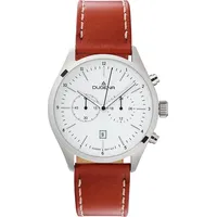 Dugena 4461053 Herrenuhr Chronograph - Braun/Weiß