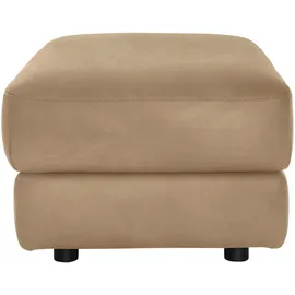 Calia Italia Hocker Gaia Luxus-Microfaser 67 x 44 x 90 cm Beige