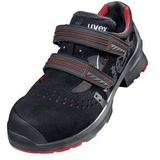 Uvex 1 8536241 ESD Sicherheitssandale S1P Schuhgröße (EU): 41 Rot/Schwarz 1 Paar