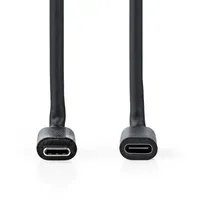 Nedis CCGL64010BK10 - USB 5 Gb/s Kabel, C-Stecker > C-Buchse, 2m, Schwarz