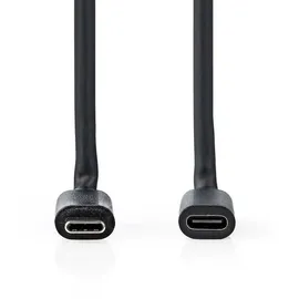 Nedis CCGL64010BK10 - USB 5 Gb/s Kabel, C-Stecker > C-Buchse, 2m, Schwarz