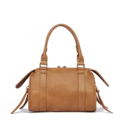 COLLEZIONE ALESSANDRO Schultertasche Barcelona in modisch verspielter Optik von collezione alessandro - braun