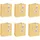 Clairefontaine 6x Zitrus Geschenktasche 21,5x10,2x25,3cm Orange X-32784-3C