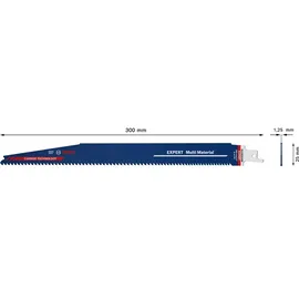 Bosch Säbelsägeblatt EXPERT ‘Multi Material’ S 1256 XHM, 10 Stück