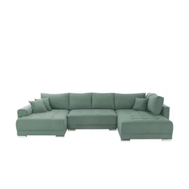 Sofa.de Wohnlandschaft Mikrofaser 3-Sitzer Grau