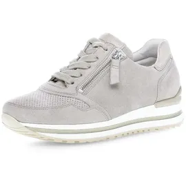 Gabor Damen, Low-Top Sneaker, Schuhe grau puder H-Weite 66.528.12 für beige, Gr. 39 EU / 6 UK - EU Weit