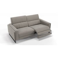 Sofanella 2-Sitzer Stoff Mara, Relaxsofa, Designsofa, Designer Couch, Italienisches Sofa, 2er Sofa grau