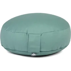 Meditationskissen RONDO ECO EXTRA FLACH mineral blue | Dinkelhülsen blau No Size