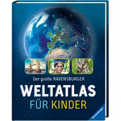 Sachbuch RAVENSBURGER "Der große Ravensburger Weltatlas für Kinder", bunt, B:24cm H:32cm, Bücher, Sachbuch