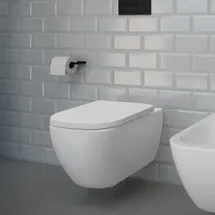 Evineo ineo3 square Wand-Tiefspül-WC mit WC-Sitz Weiß
