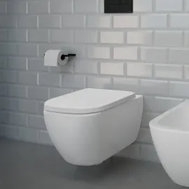 Evineo ineo3 square Wand-Tiefspül-WC mit WC-Sitz Weiß
