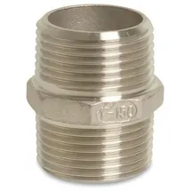 KLASEBO® Edelstahl Doppelnippel, 1/2 Zoll, Gewindefitting