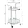 Haku-Möbel HAKU Möbel Servierwagen chrom 48,0 x 48,0 x 80,0 cm