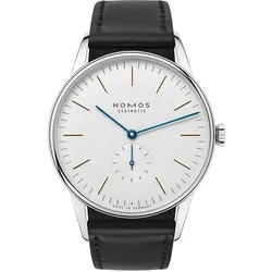 Nomos Glashütte Herrenuhr Orion 38 384 - silber