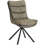 Esszimmerstuhl drehbar Leder Elephant / Vintage Braun