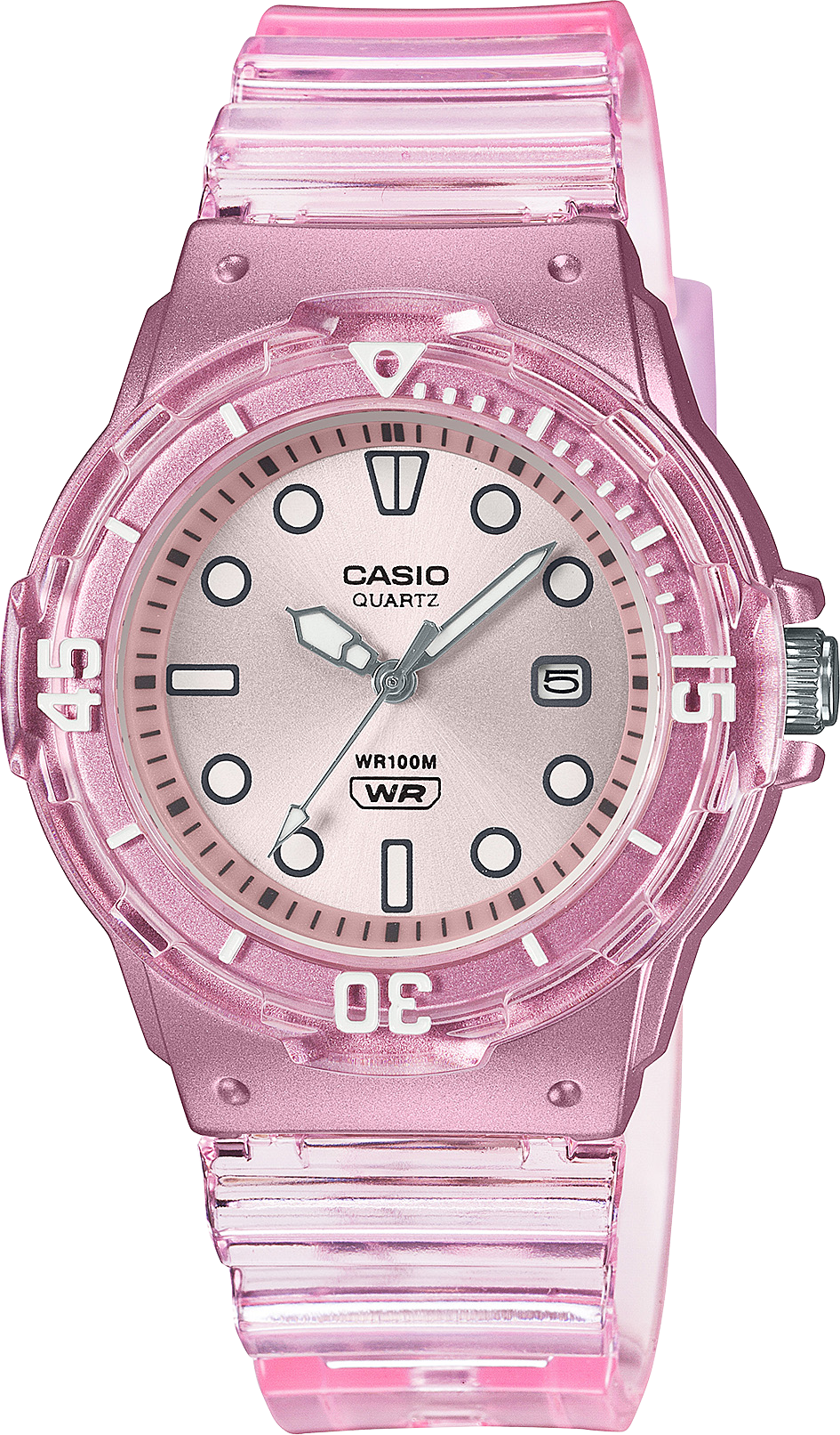 CASIO Timeless Collection Uhr LRW-200HS-4EV | Pink/Transparent