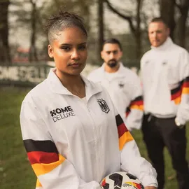 Home Deluxe Deutschland Jacke 2026 Weiß Unisex Gr. S