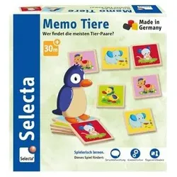 SELECTA 63023 Memo Tiere, 24 Teile