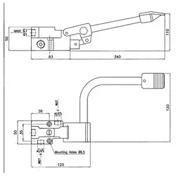Combisteel Fußbedienung Ersatzteil 1 Pedal für Mischahn
