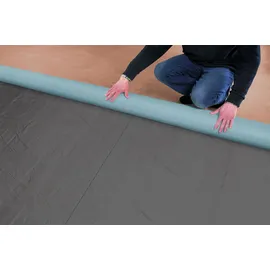 Karibu Dachbahn 1 m breit 5 qm Grau