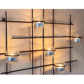 DanDiBo Ambiente Teelichthalter 5XXL Metall Schwarz