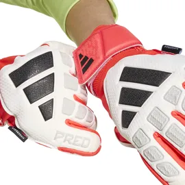 adidas Predator Match Fingersave Junior White/Lucid Red/Black 6