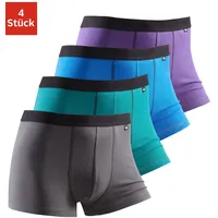 Buffalo Boxer »Boxershorts für Herren«, (Packung, 4 St.), mit