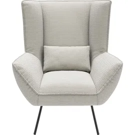 Home Affaire Relaxsessel Kilrea Polyester 90 x 112 x 94 cm Grau mit extra hoher Rückenlehne