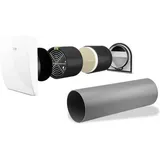 Bosch Junkers Bosch dezentrales Wohnungslüftungsgerät V2000D 43 /K, Komplettset