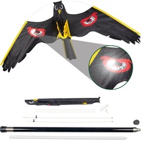 Gardigo Vogel-Abwehr Drachen" Tierattrappen schwarz Pflanzenschutz