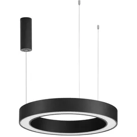 Nova Luce Morbido 1-flg. Ø 60 cm schwarz