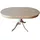 stile elisa Runder Esstisch 135 x 91 cm beige/braun