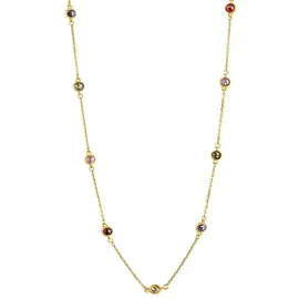 Celesta Kette mit Anhänger Gelbgold
