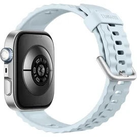 Huawei Watch Fit 4 Pro Silber Flourelastomerarmband Blau