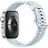 Silber Flourelastomerarmband Blau