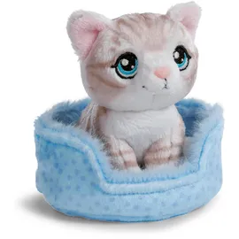 NICI Little Paws Katze 12 cm Grau