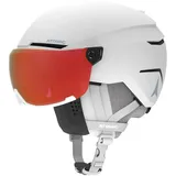 Atomic Savor Visor Photo Skihelm - White Heather - Größe M