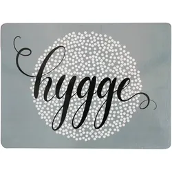 Krasilnikoff Tisch Untersetzer Hygge, L40 x B30cm, grau
