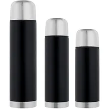 Gräwe Isolierflaschen-Set 3-teilig Edelstahl 0,35 Liter,0,5 Liter und 1 Liter