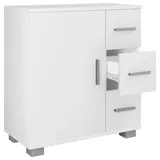 VCM Zalo Midischrank 30,4 x 65 x 30 cm Weiß