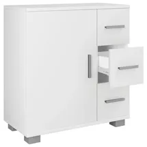 VCM Zalo Midischrank 30,4 x 65 x 30 cm Weiß