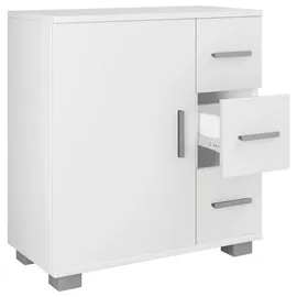 VCM Zalo Midischrank 30,4 x 65 x 30 cm Weiß