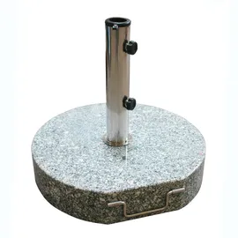 DEMA Sonnenschirmständer Schirmständer Rund, 45 cm, Granit Grau 40 kg