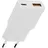 Xtorm Go2 SlimLine Wand-Ladegerät 33W 1x USB-C/ 1x USB-A weiß
