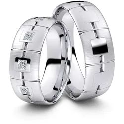 Partnerringe / Freundschaftsringe Speyer 925er Silber - 5348