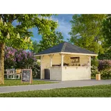 Palmako Pavillon Bianca 8,3 m2 Set 103 Transparent tauchimprägniert