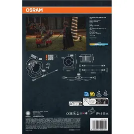Osram Lichtschlauch LED 10M IP65, spritzwassergeschützt, inkl. Kabeltrommel, weiß